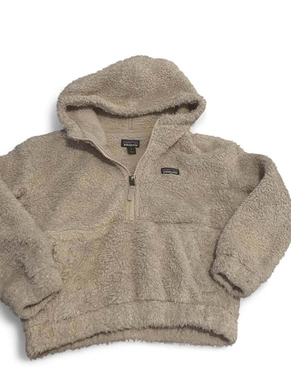 Patagonia Kids Plush Half-Zip Jacket - Light Mauve
